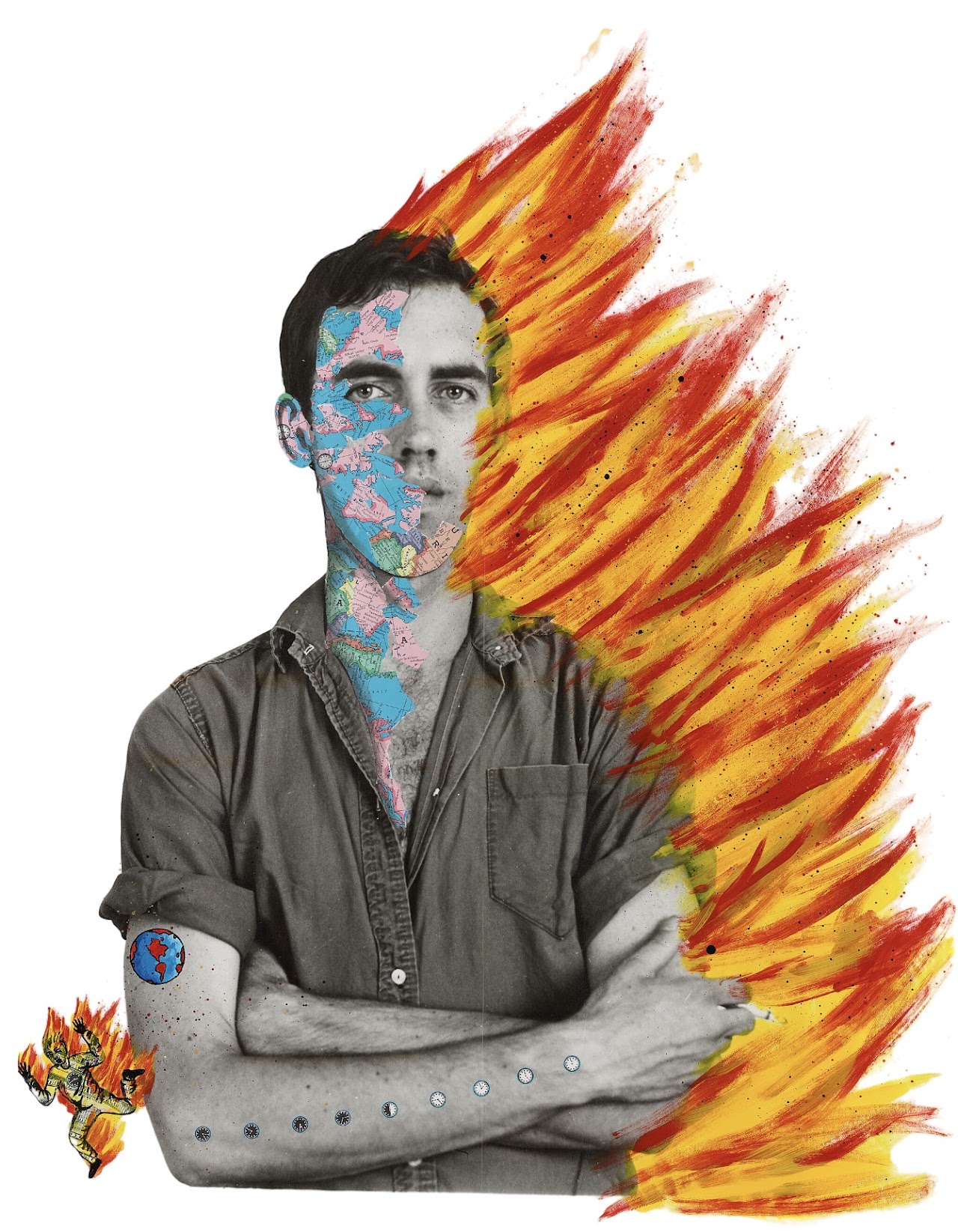 David Wojnarowicz, Tom Warren collaboration, 1983/85